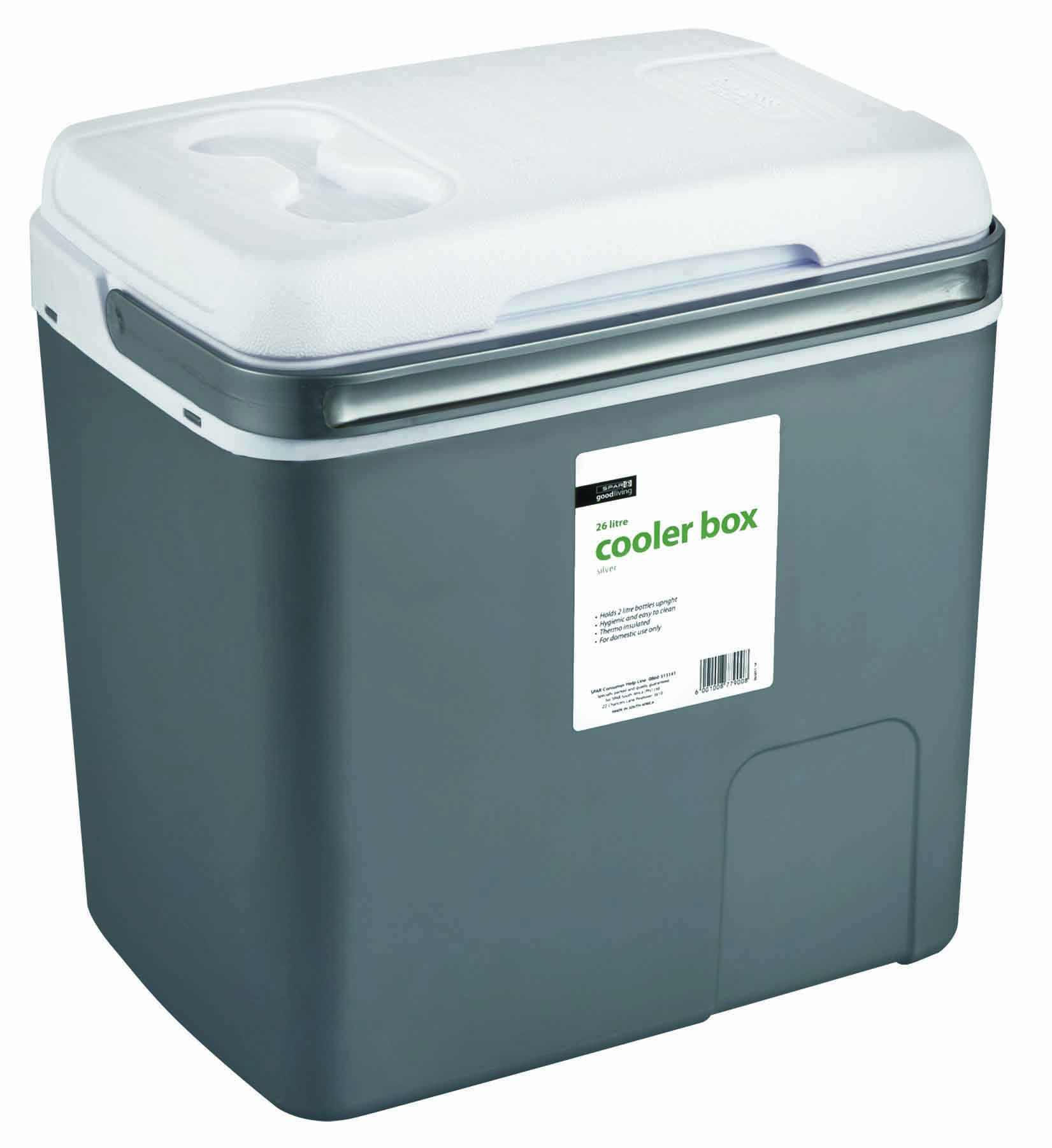 cooler box 26 litre (silver)