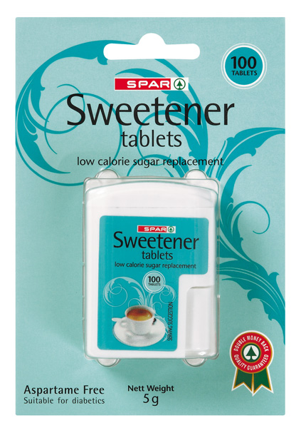 sweetener tablet dispenser