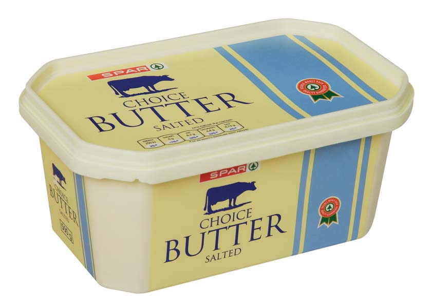 butter in a tub