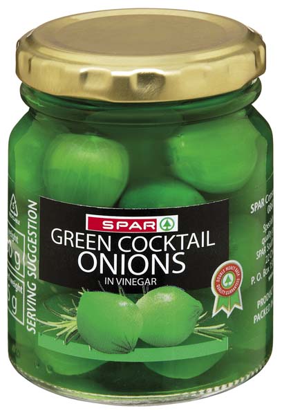 cocktail onions - green 