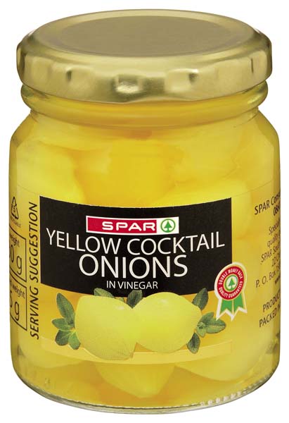 cocktail onions - yellow 