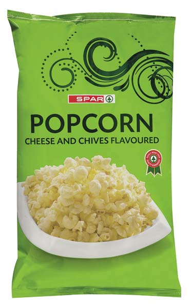 popcorn cheese and chive flavour