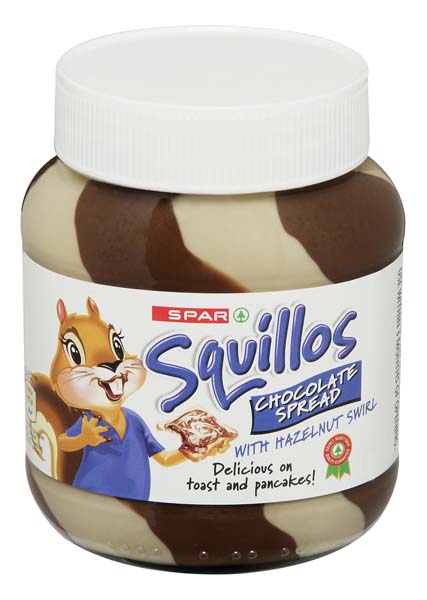 squillos chocolate mixed spread 