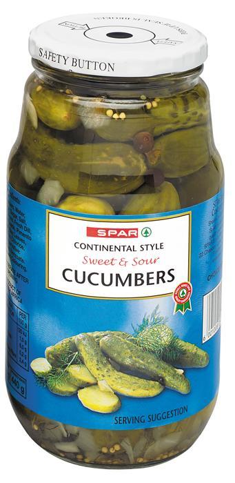 cucumbers - sweet & sour cucumbers