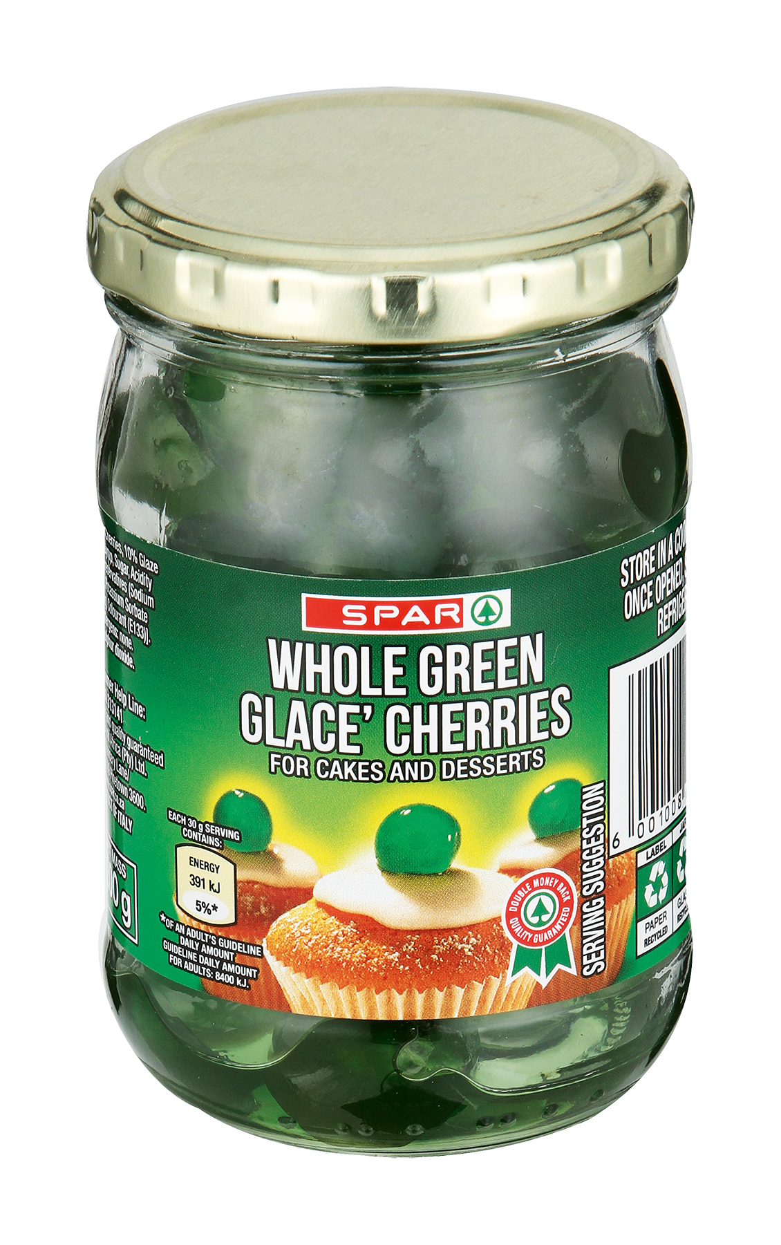 cherries - green glazed 