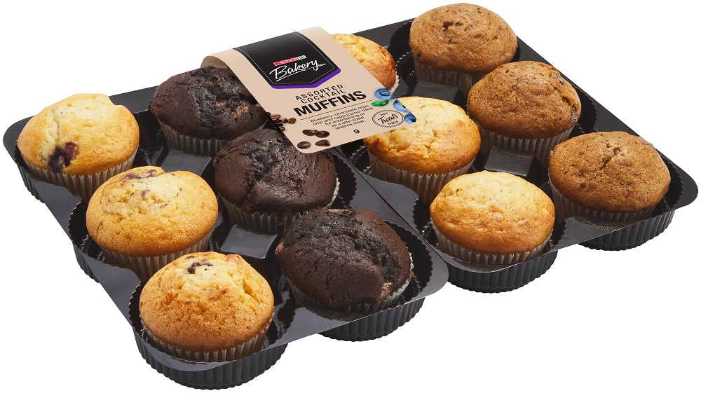 spar bakery assorted muffins  