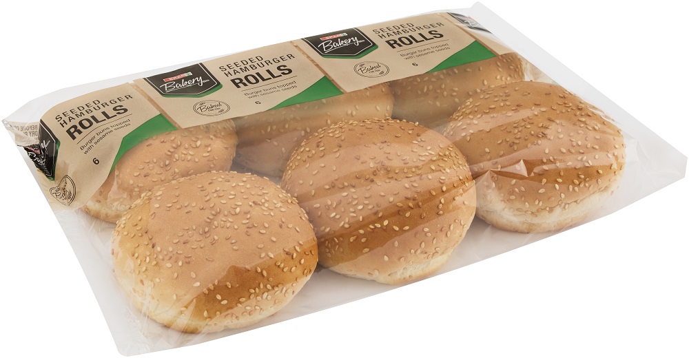 spar bakery seeded hamburger rolls
