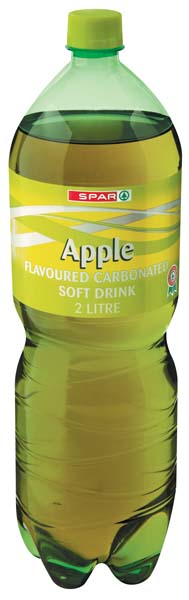 carbonated soft drink apple flavoured