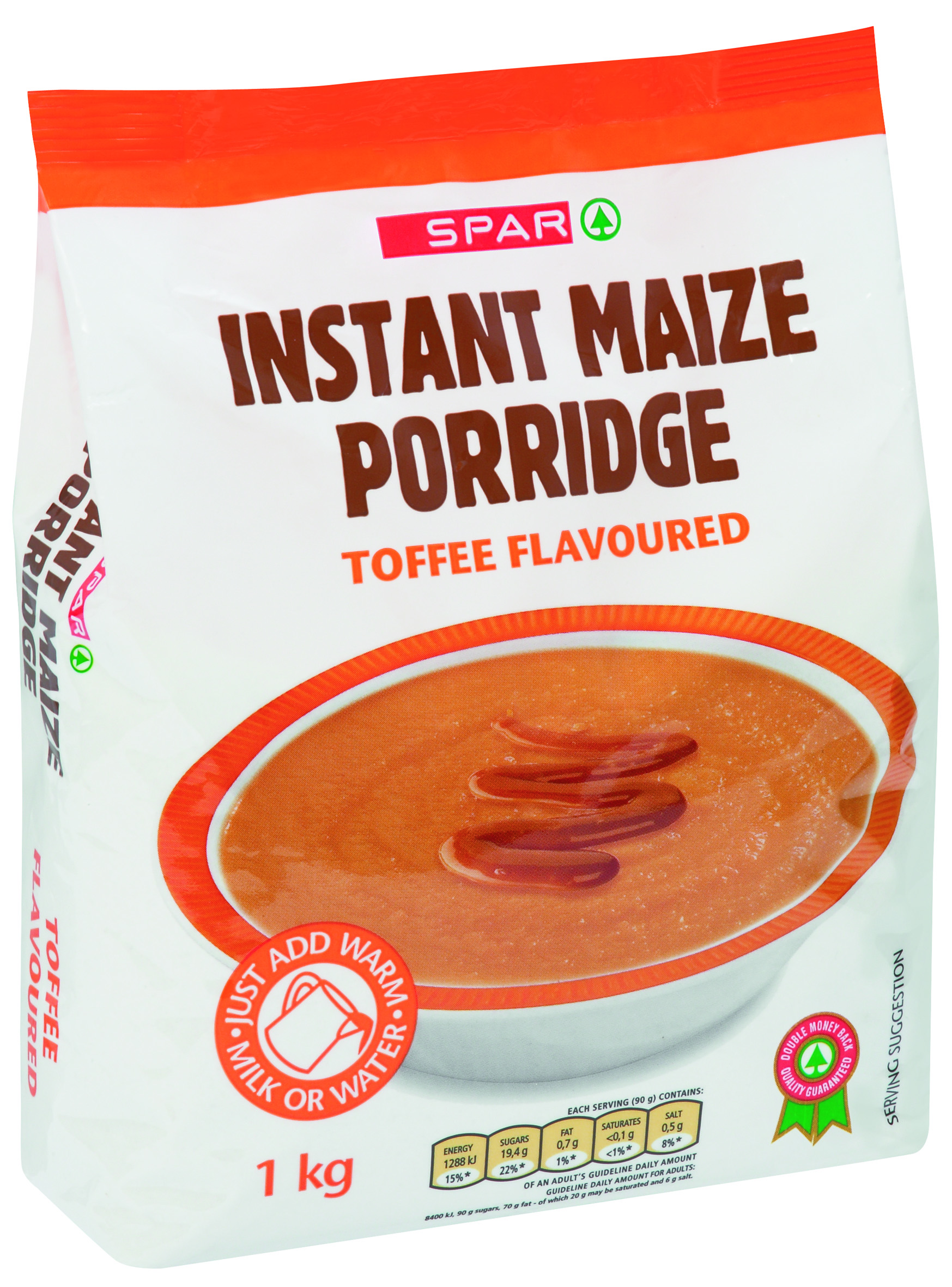instant maize porridge toffee flavoured