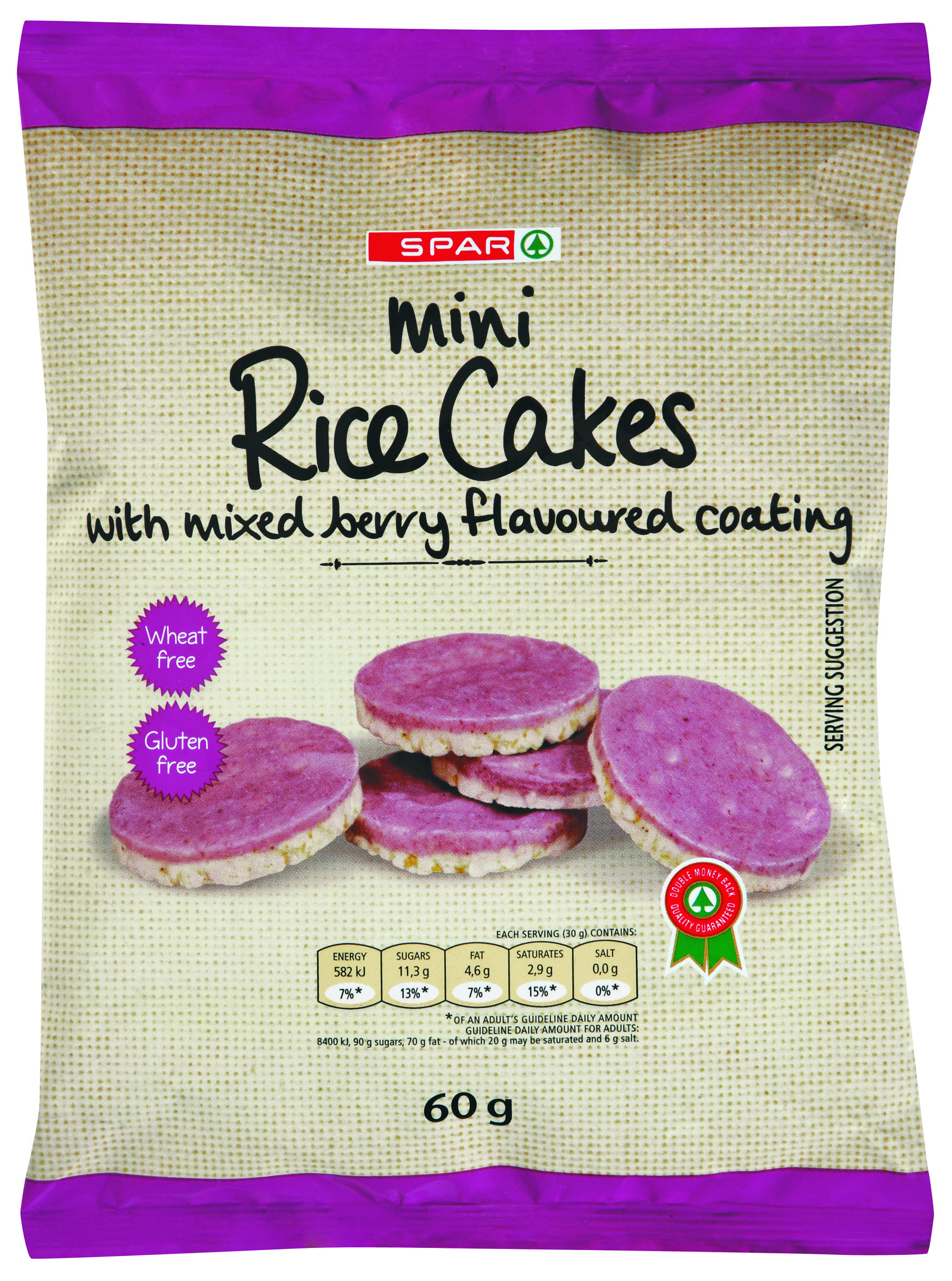 rice cakes mini - mixed berry  flavoured