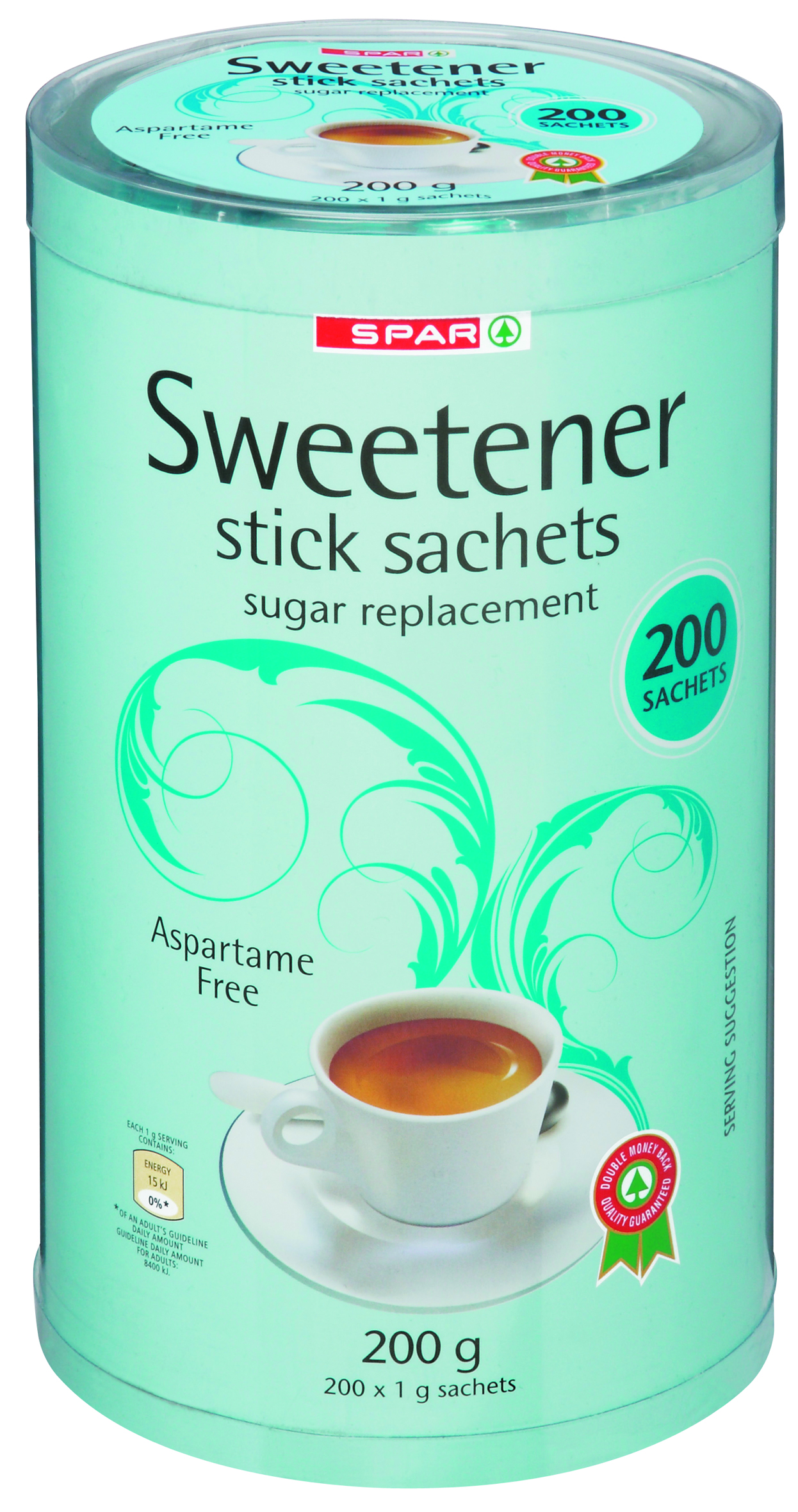 sweetener stick sachet