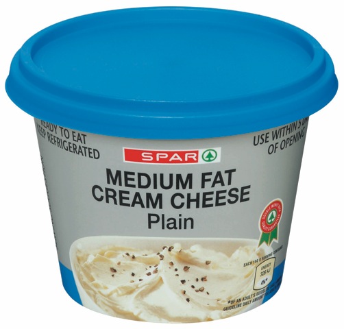 cream cheese medium fat plain