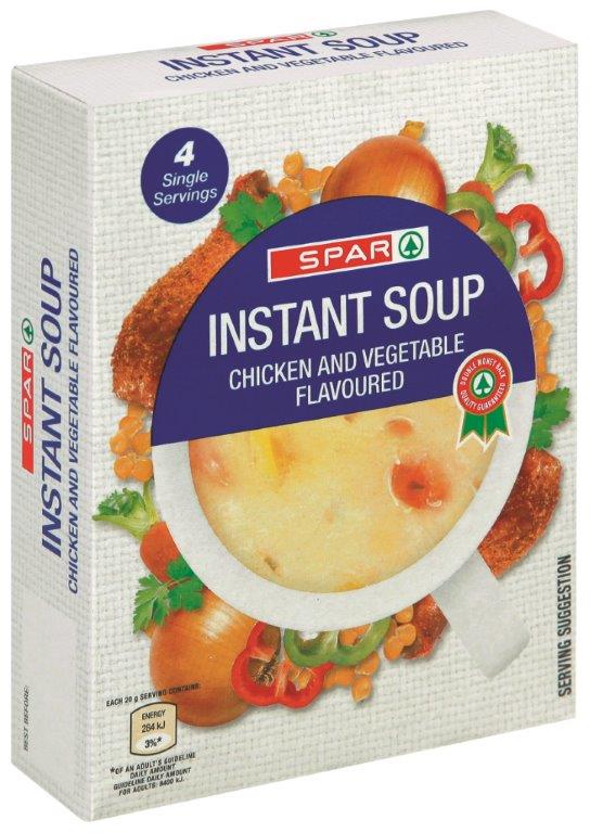 instant soup - chicken & vegetable