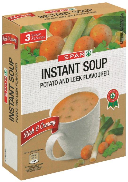 instant soup - potato & leek