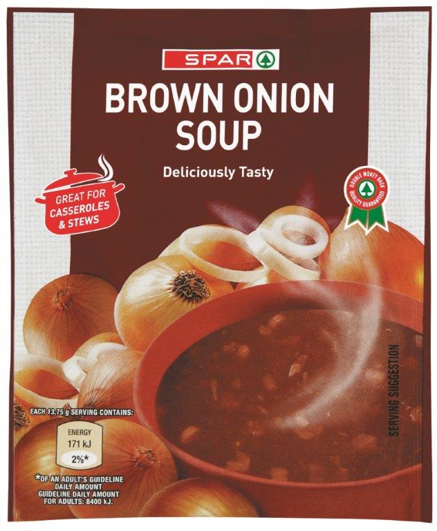 packet soup - brown onion