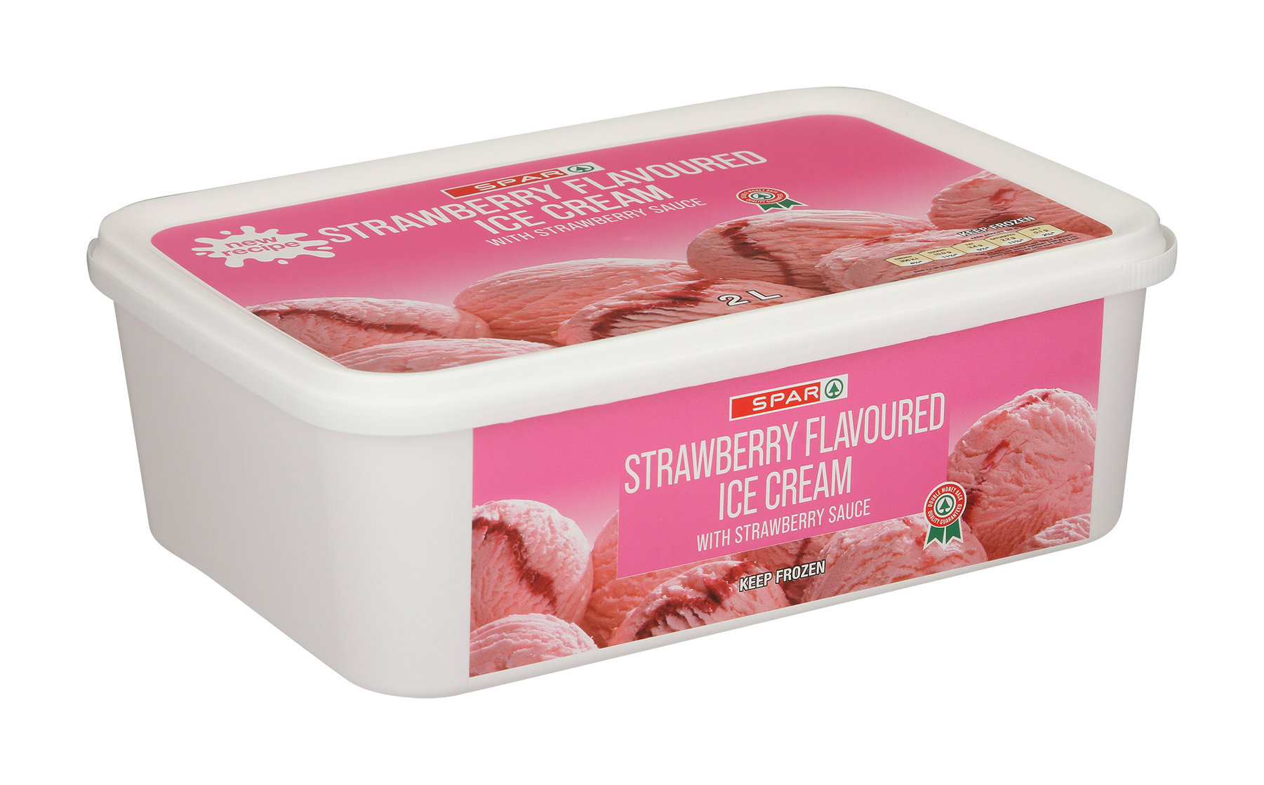ice cream strawberry flavoured