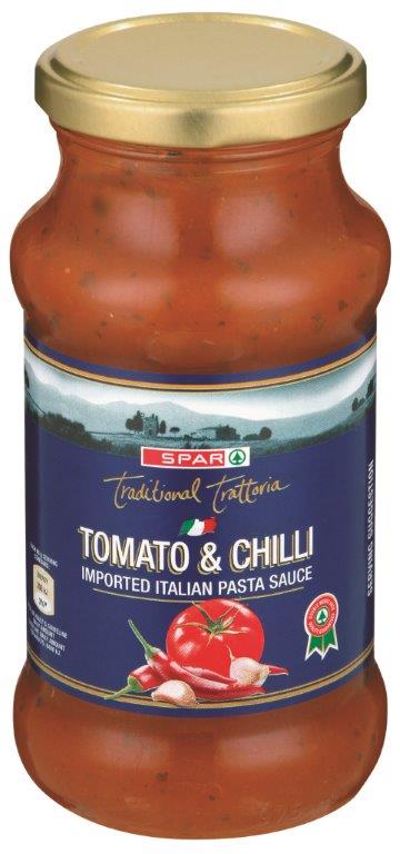 traditional trattoria tomato & chilli pasta sauce