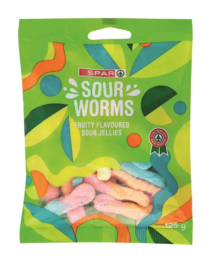 sour worms bag