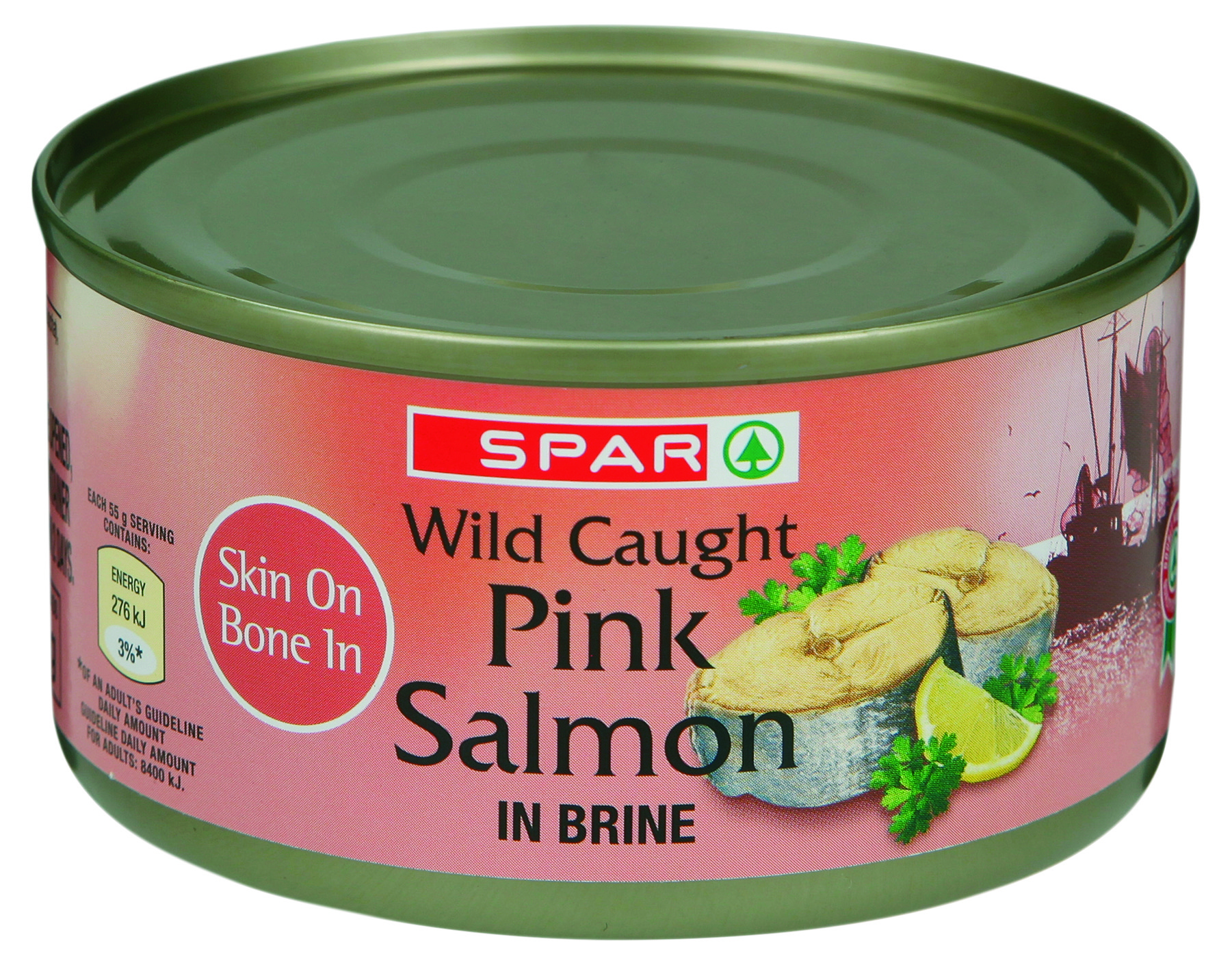 pink salmon in brine