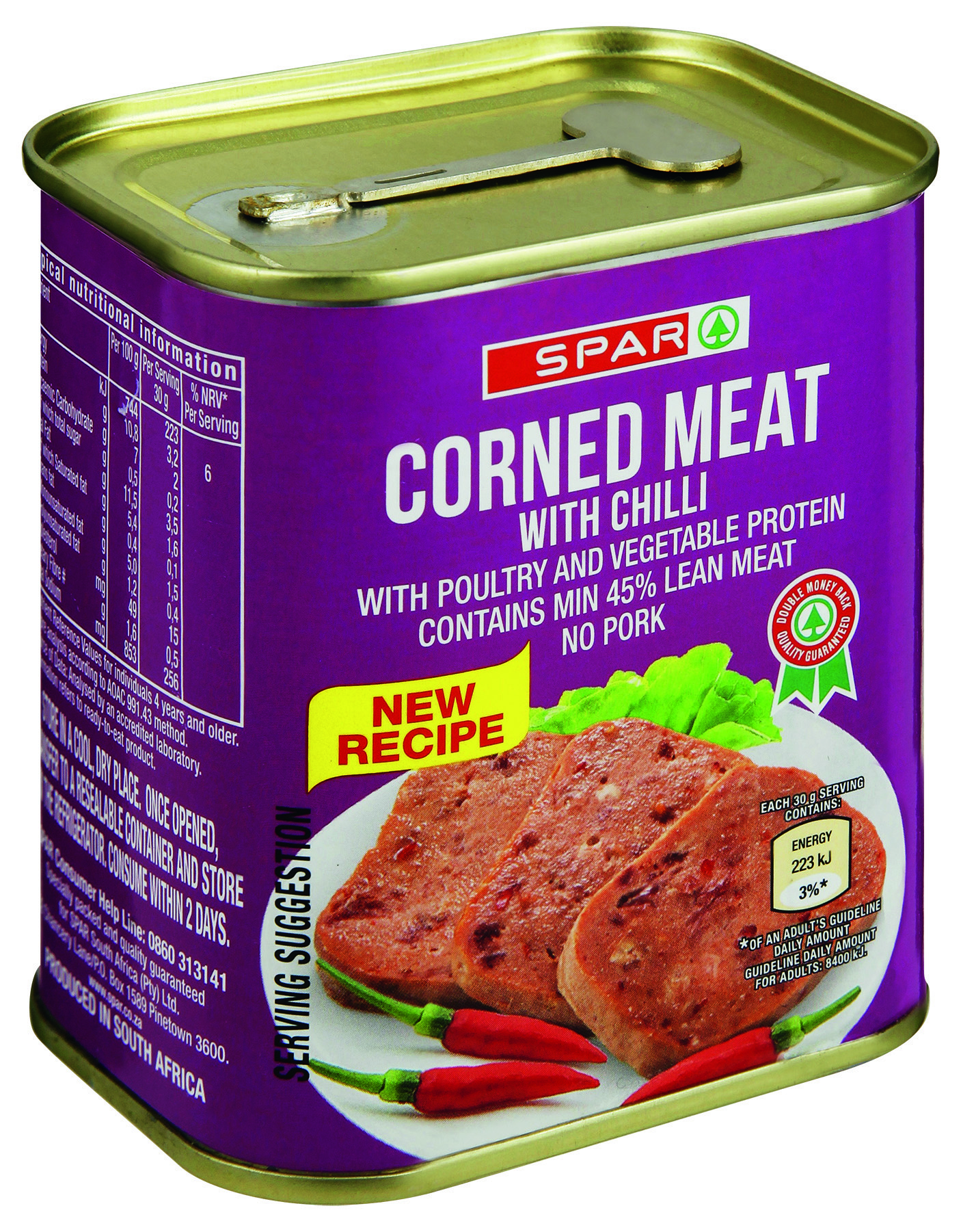 corned meat with chilli