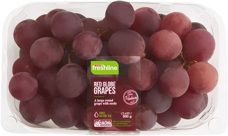 freshline grapes - red globe 