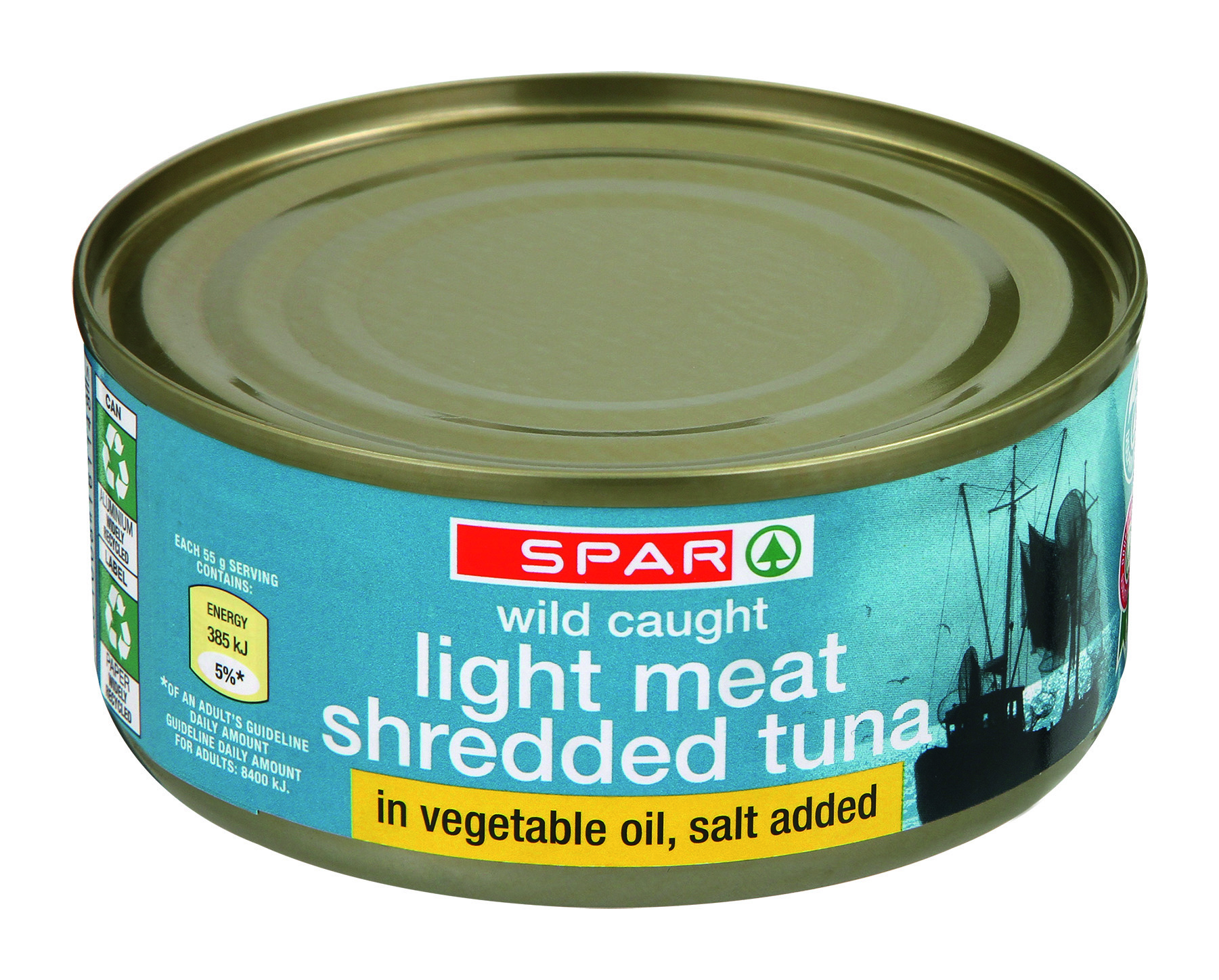 shredded tuna in oil