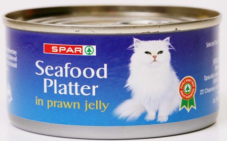 cat food seafood platter prawn jelly
