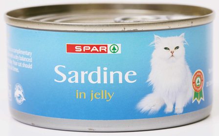 cat food sardine in jelly