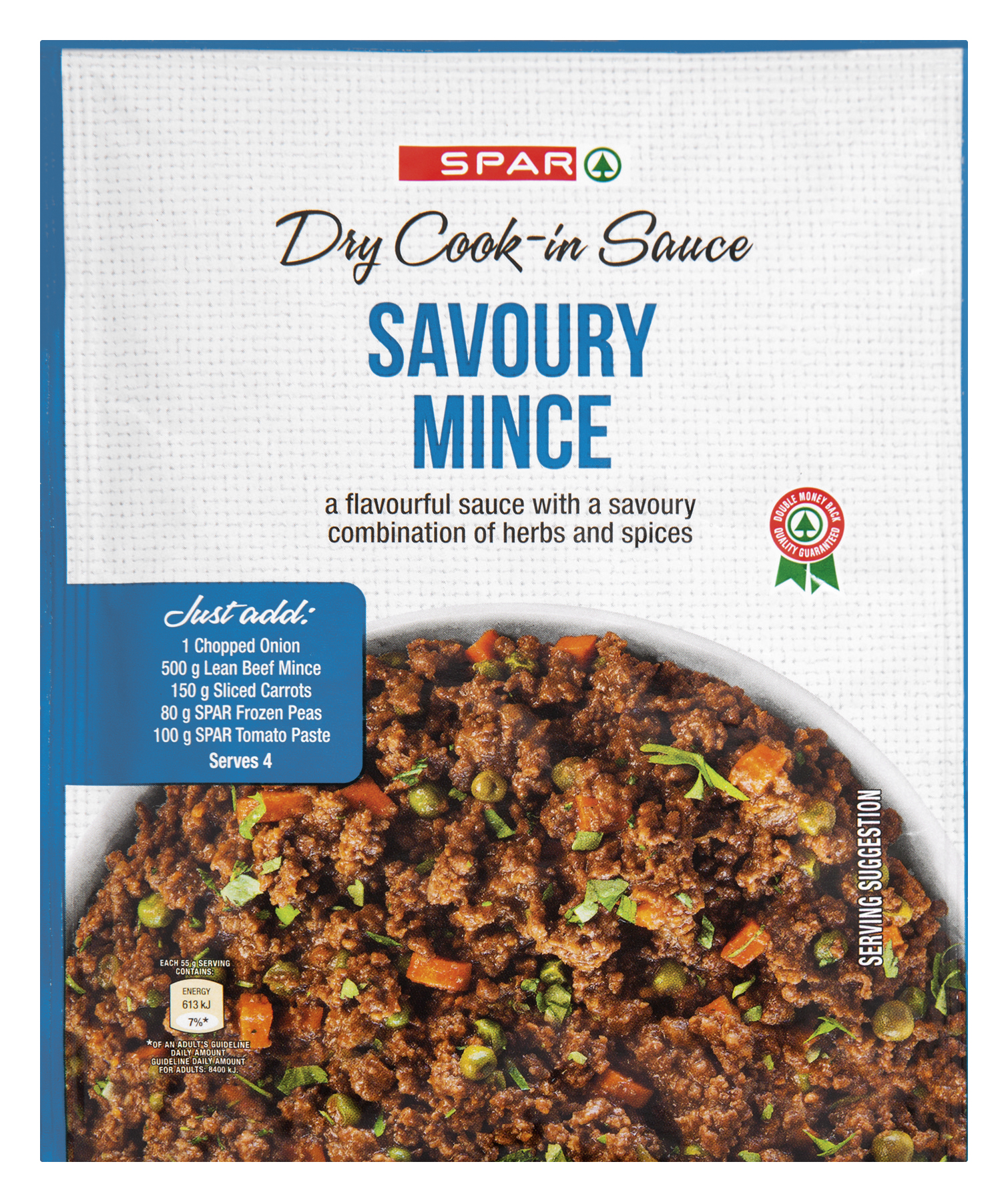 dry cook-in-sauce savoury mince  