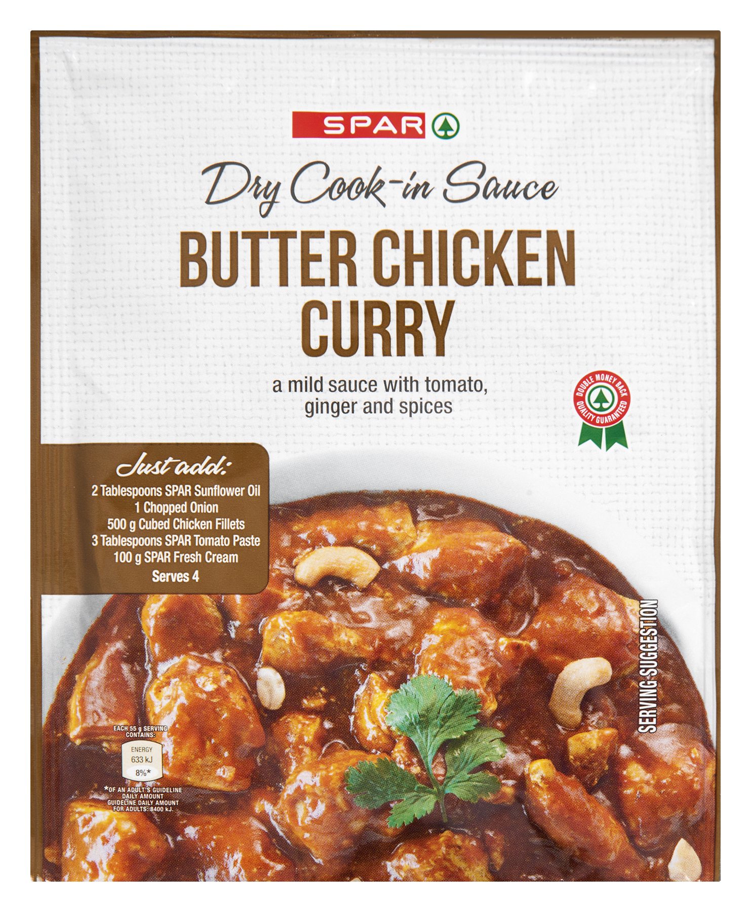 dry cook-in-sauce butter chicken  