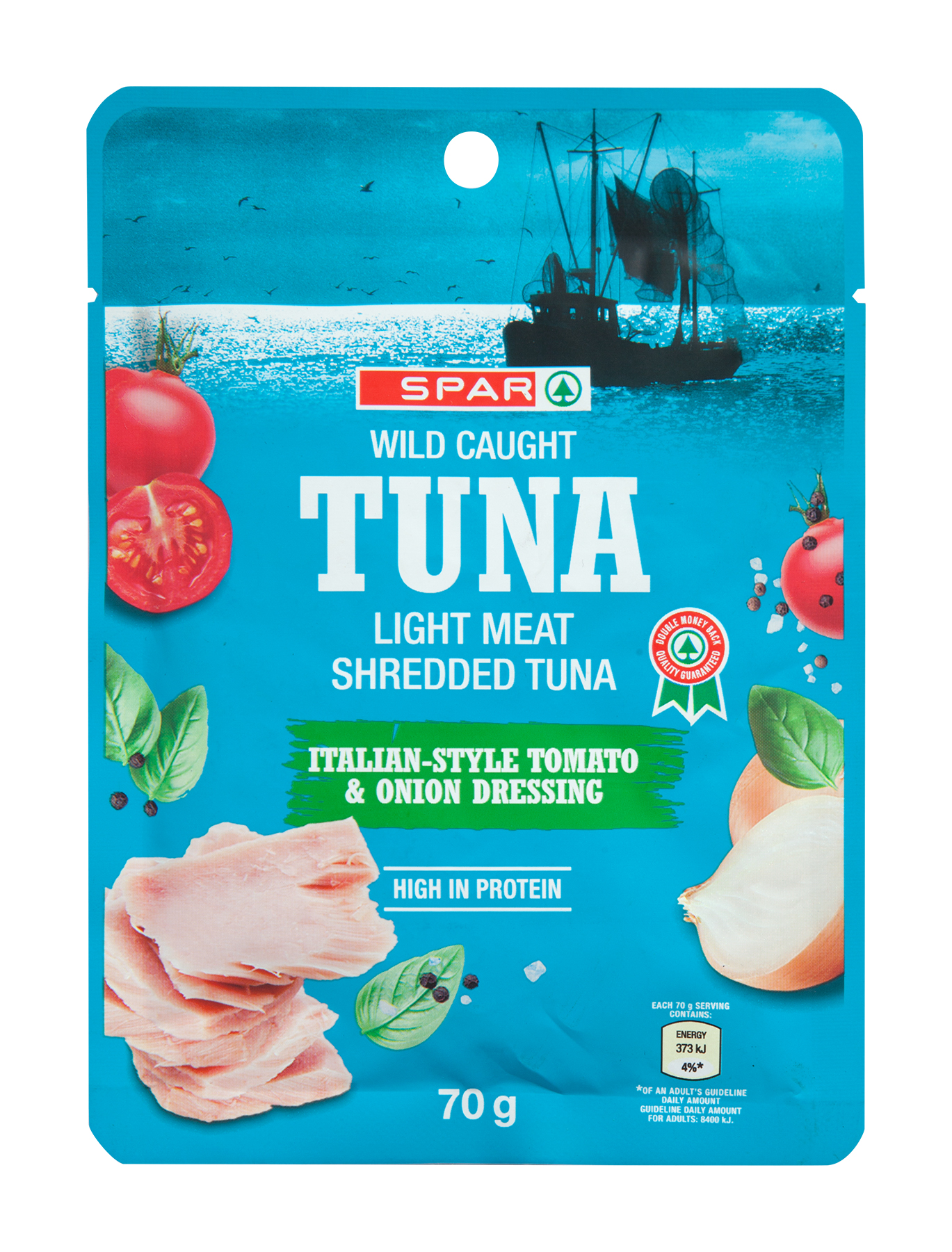 tuna sachets italian style tomato & onion dressing