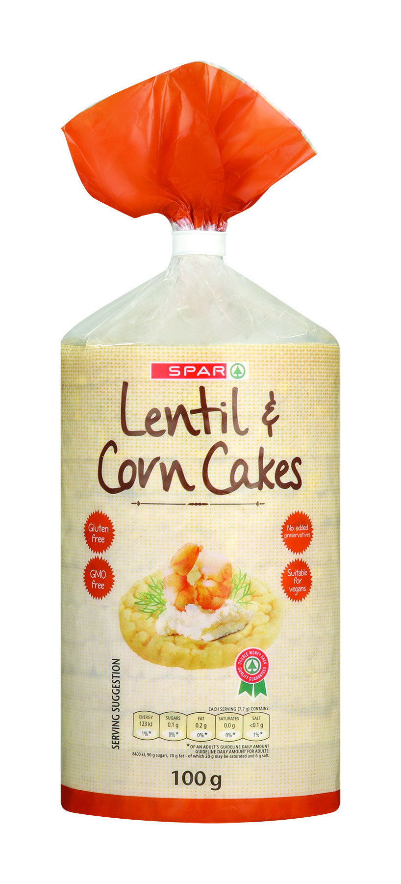 lentil & corn cakes