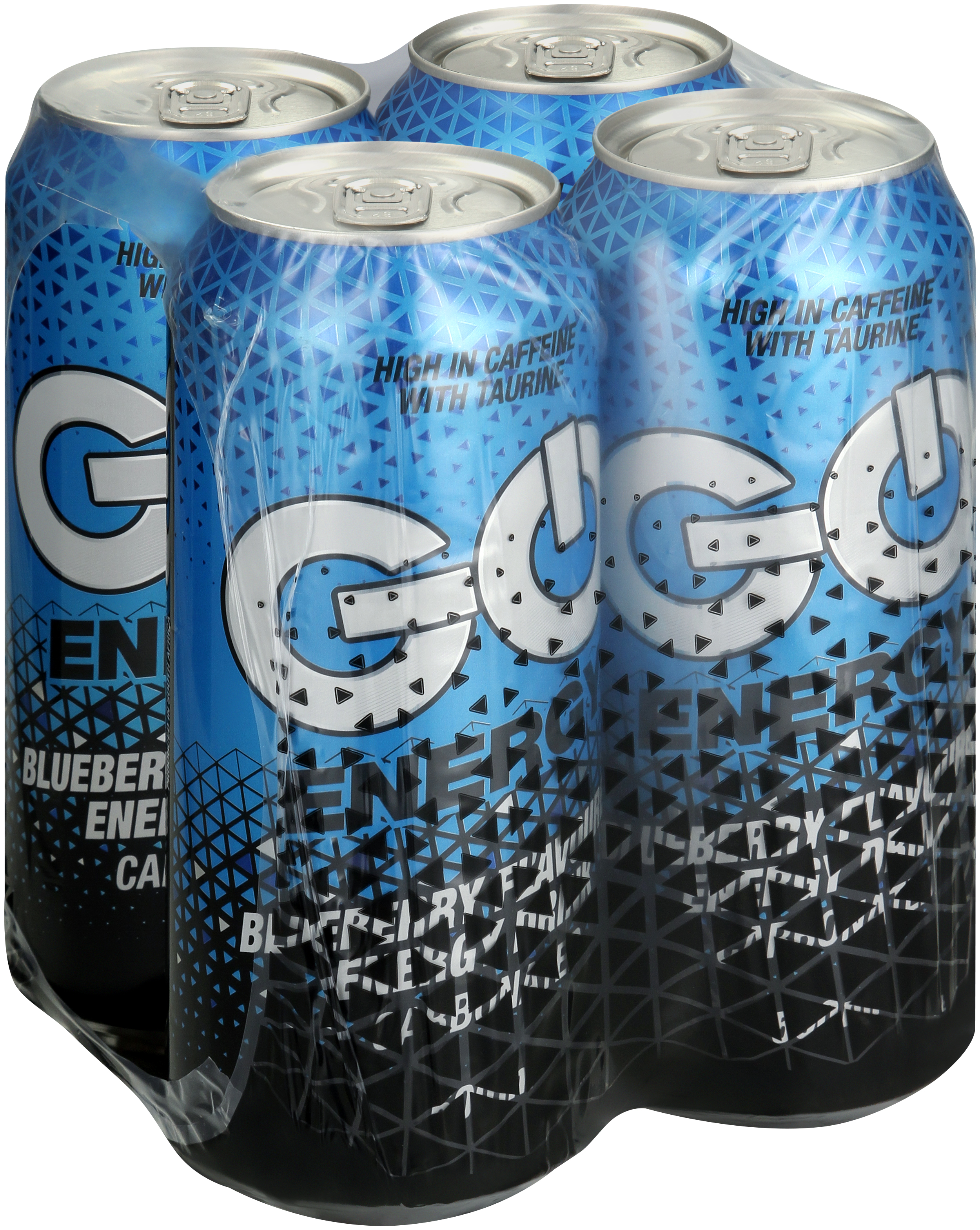 go energy drink blueberry flavoured 4 pack