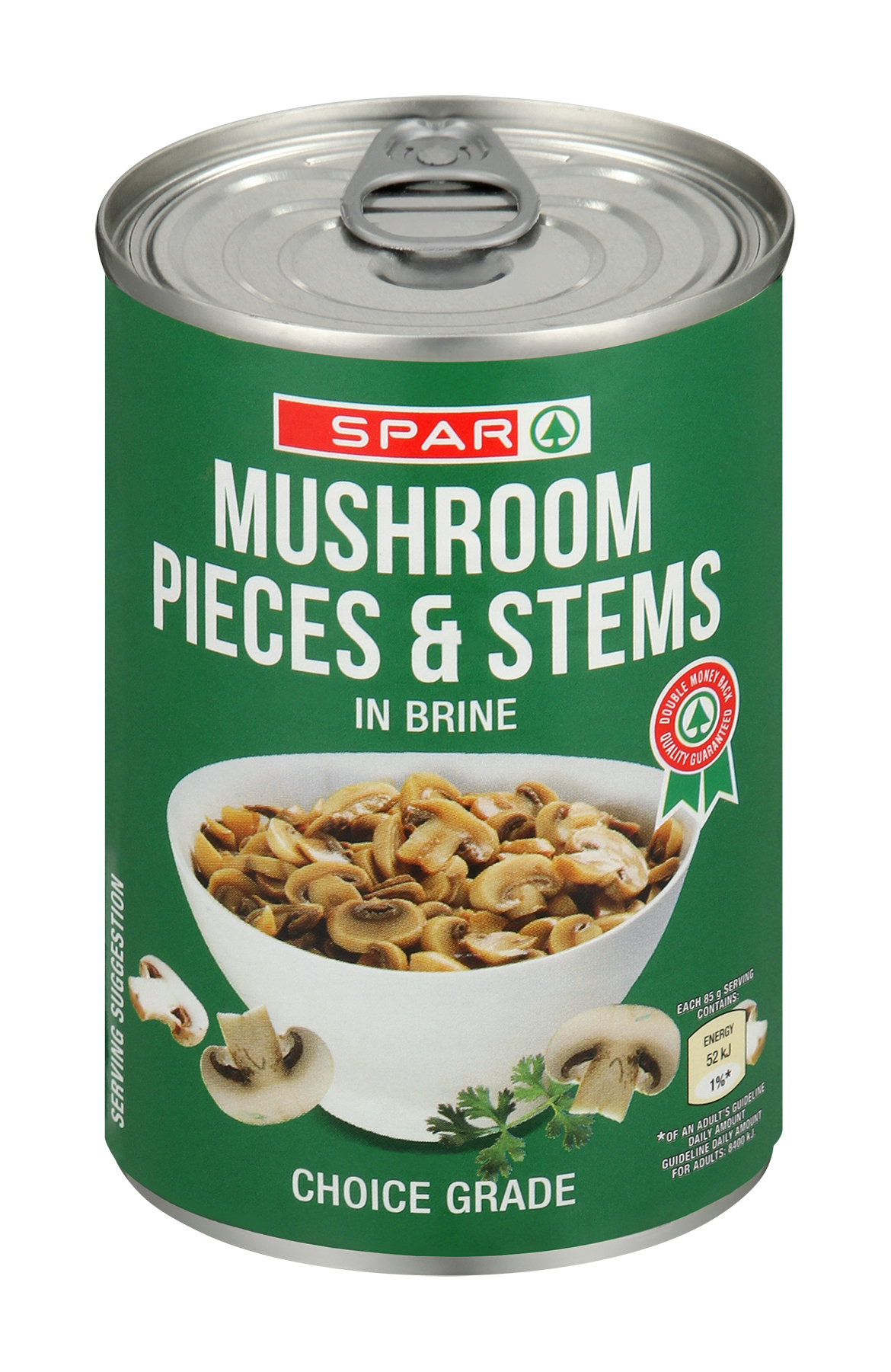 mushroom pieces & stems  