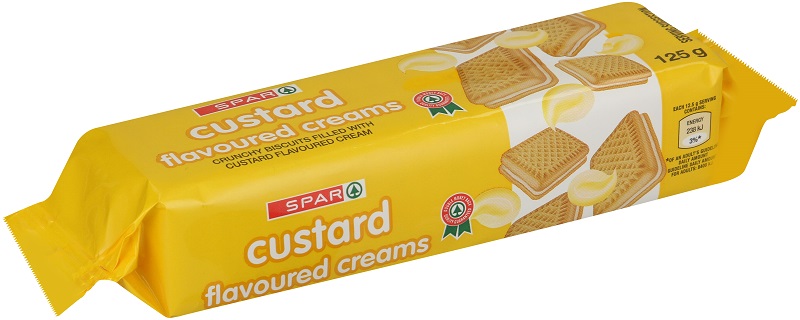 biscuit creams custard flavoured